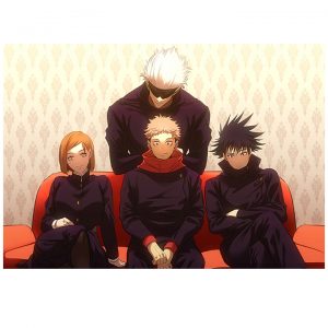 پوستر گلاسه طرح انیمه Jujutsu Kaisen کد 006