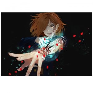 پوستر گلاسه طرح انیمه Jujutsu Kaisen کد 010