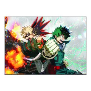 قاب MDF طرح انیمه My Hero Academia کد 004