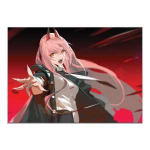 قاب MDF طرح انیمه Chainsaw Man کد 002