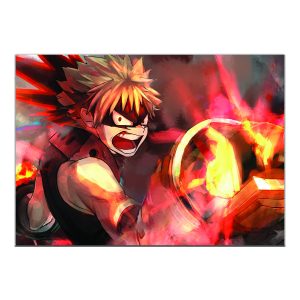 قاب MDF طرح انیمه My Hero Academia کد 005