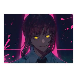 قاب MDF طرح انیمه Chainsaw Man کد 004