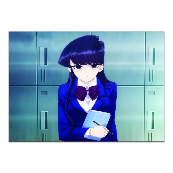 قاب MDF طرح انیمه Komi Can't Communicate کد 002