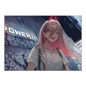 قاب MDF طرح انیمه Chainsaw Man کد 013