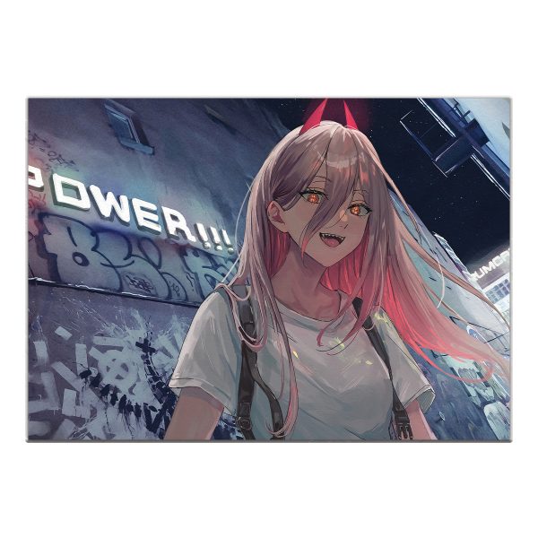 قاب MDF طرح انیمه Chainsaw Man کد 013