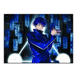 قاب MDF طرح انیمه Jujutsu Kaisen کد 003