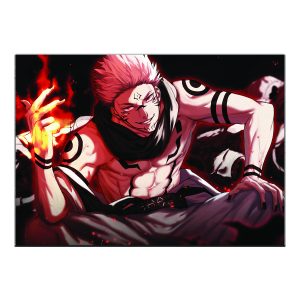قاب MDF طرح انیمه Jujutsu Kaisen کد 005