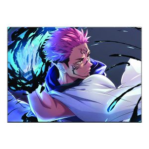 قاب MDF طرح انیمه Jujutsu Kaisen کد 004
