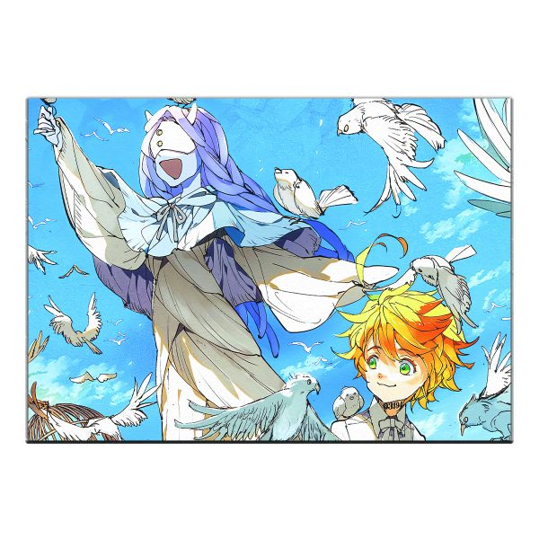 قاب MDF طرح انیمه The Promised Neverland کد 001