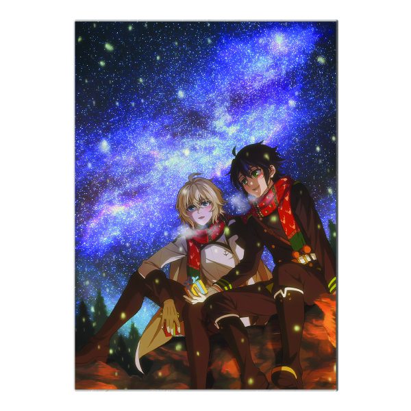 قاب MDF طرح انیمه Seraph of the End کد 003
