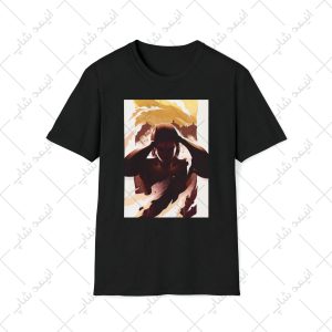تیشرت مشکی طرح انیمه حمله به غول - Attack on Titan کد 1