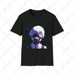 تیشرت مشکی طرح Tokyo Ghoul - توکیو غول کد 3
