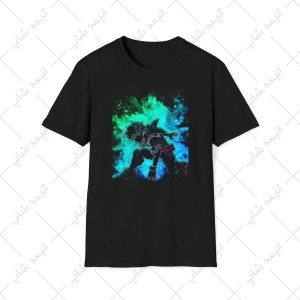 تیشرت مشکی طرح My Hero Academia - مدرسه قهرمانی من کد 4