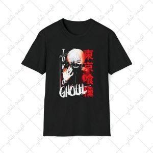 تیشرت مشکی طرح Tokyo Ghoul - توکیو غول کد 5