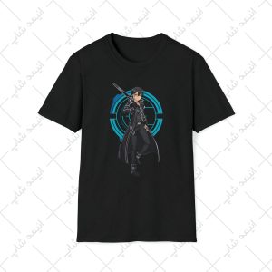 تیشرت مشکی طرح Sword Art Online - هنر شمشیر آنلاین کد 3