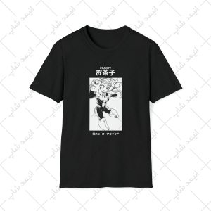 تیشرت مشکی طرح My Hero Academia - مدرسه قهرمانی من کد 16