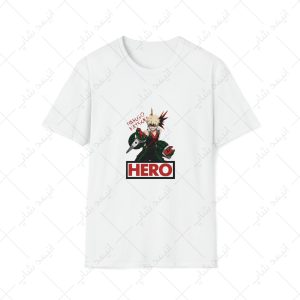 تیشرت طرح انیمه مدرسه قهرمانی من - My Hero Academia کد 16