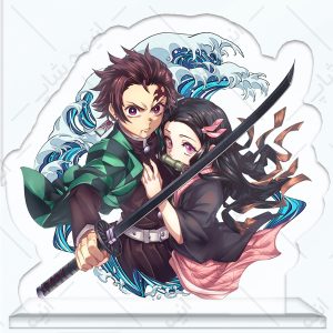استند اکرلیک انیمه  DEMON SLAYER طرح تانجیرو، نزوکو