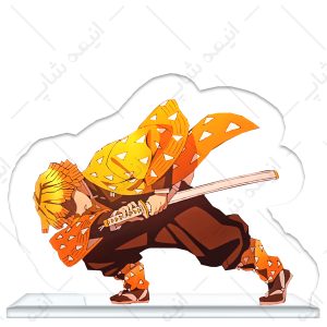 استند اکرلیک انیمه  DEMON SLAYER طرح زنیتسو