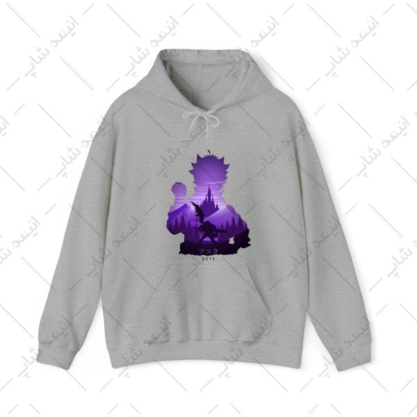 هودی طرح انیمه black clover کد 001