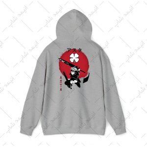 هودی طرح انیمه black clover کد 004