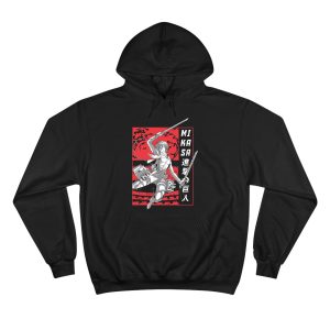 هودی مشکی طرح انیمه attack on titan