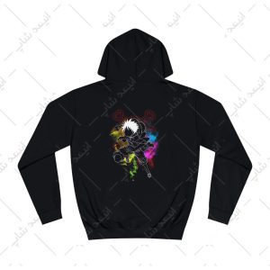 هودی مشکی طرح انیمه one piece