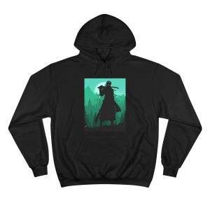 هودی مشکی طرح انیمه one piece