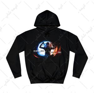 هودی مشکی طرح انیمه sword art online