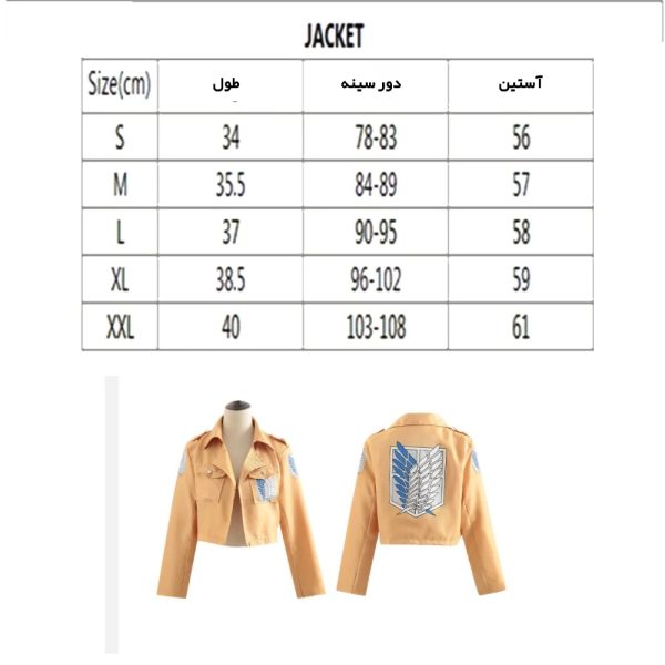 کاسپلی انیمه attack on titan - جلیقه گروه شناسایی - تصویر 5