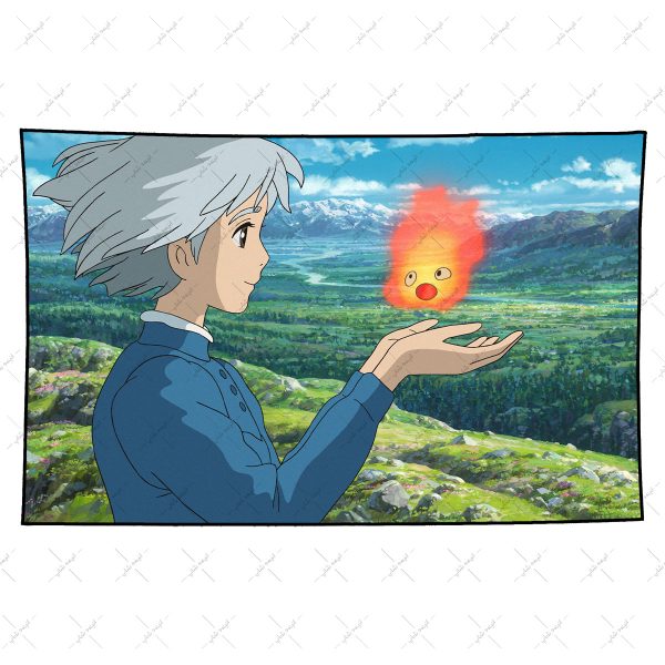 بکدراپ طرح انیمه Howl's Moving Castle