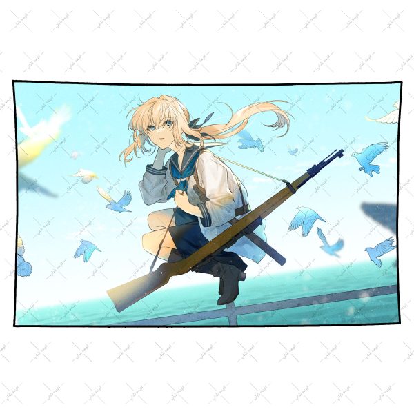 بکدراپ طرح انیمه Violet Evergarden