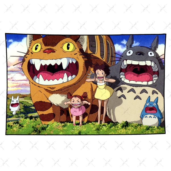 بکدراپ طرح انیمه My Neighbor Totoro