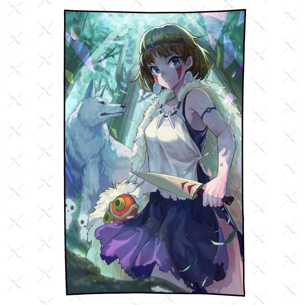 بکدراپ طرح انیمه Princess Mononoke
