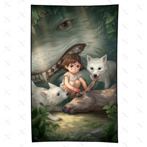 بکدراپ طرح انیمه Princess Mononoke