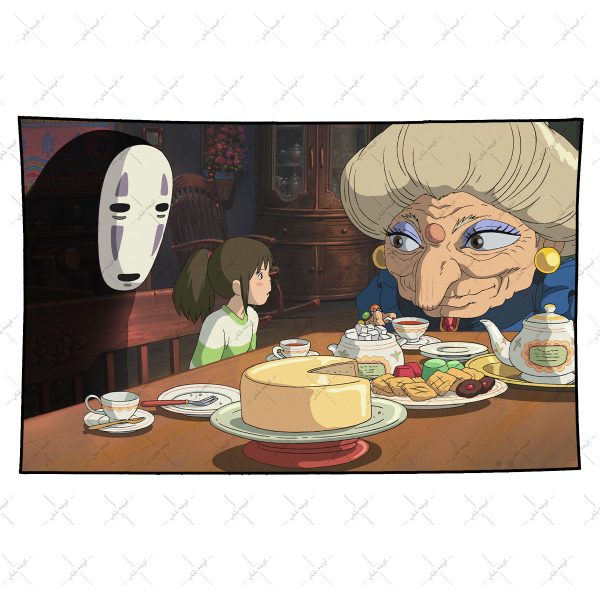 بکدراپ طرح انیمه Spirited Away