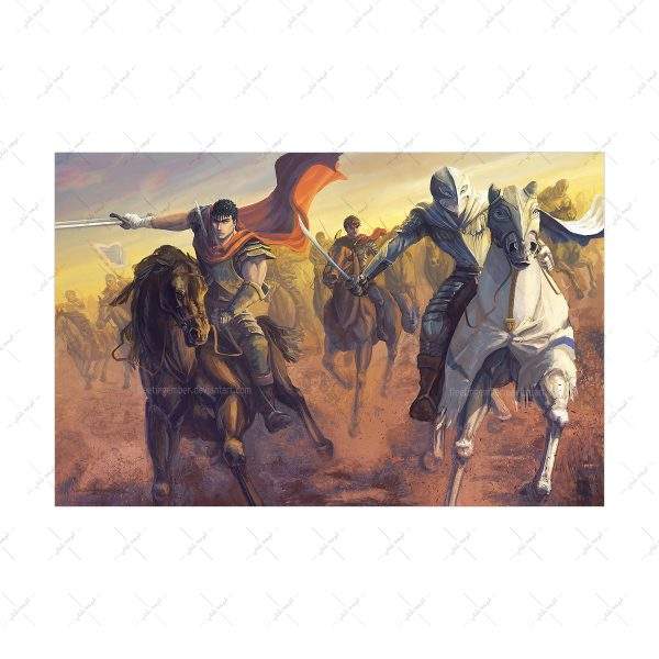 پوستر گلاسه طرح Berserk