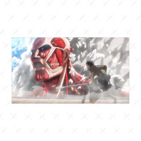 پوستر گلاسه طرح Attack on Titan