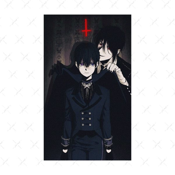 پوستر گلاسه طرح Black Butler