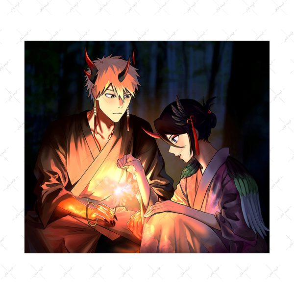 پوستر گلاسه طرح Bleach