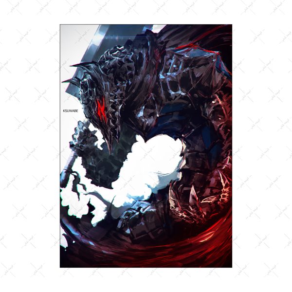 قاب MDF طرح Berserk