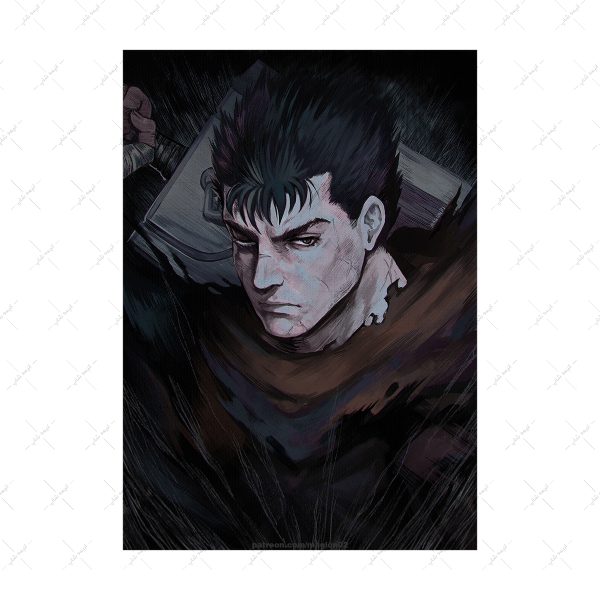 پوستر گلاسه طرح Berserk