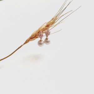 گوشواره دخترانه طرح مروارید