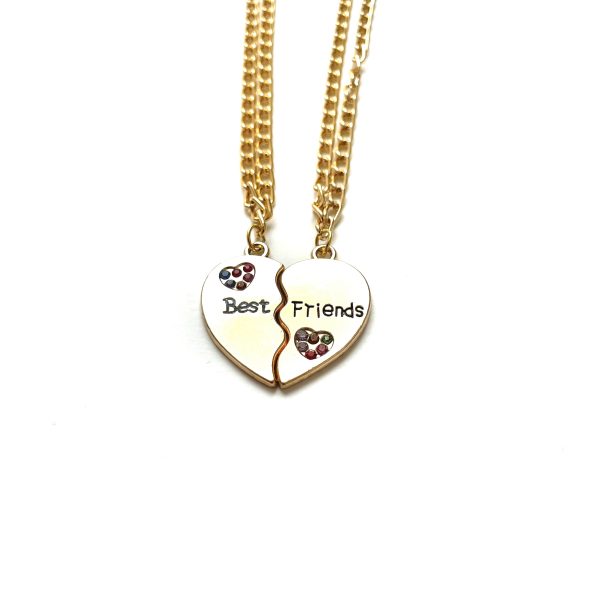 گردنبند ست طرح  قلب_ Best friend