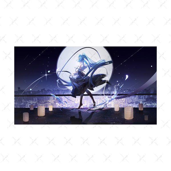 پوستر گلاسه طرح Hatsune Miku
