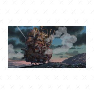 پوستر گلاسه طرح Howls Moving Castle