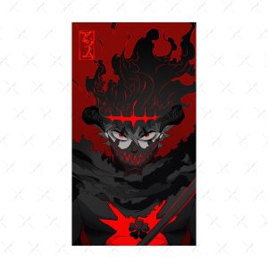 پوستر گلاسه طرح Black Clover