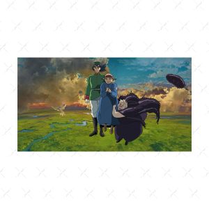 پوستر گلاسه طرح Howls Moving Castle
