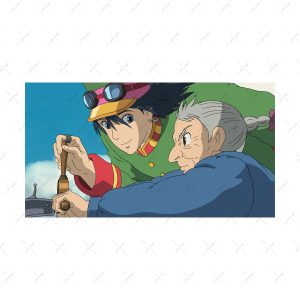 پوستر گلاسه طرح Howls Moving Castle
