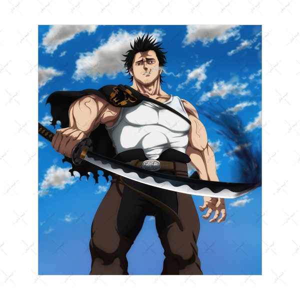 پوستر گلاسه طرح Black Clover